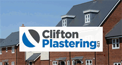 Desktop Screenshot of cliftonplastering.co.uk