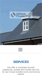 Mobile Screenshot of cliftonplastering.co.uk